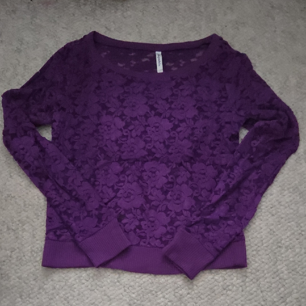 Aeropostale Violet Lace Top